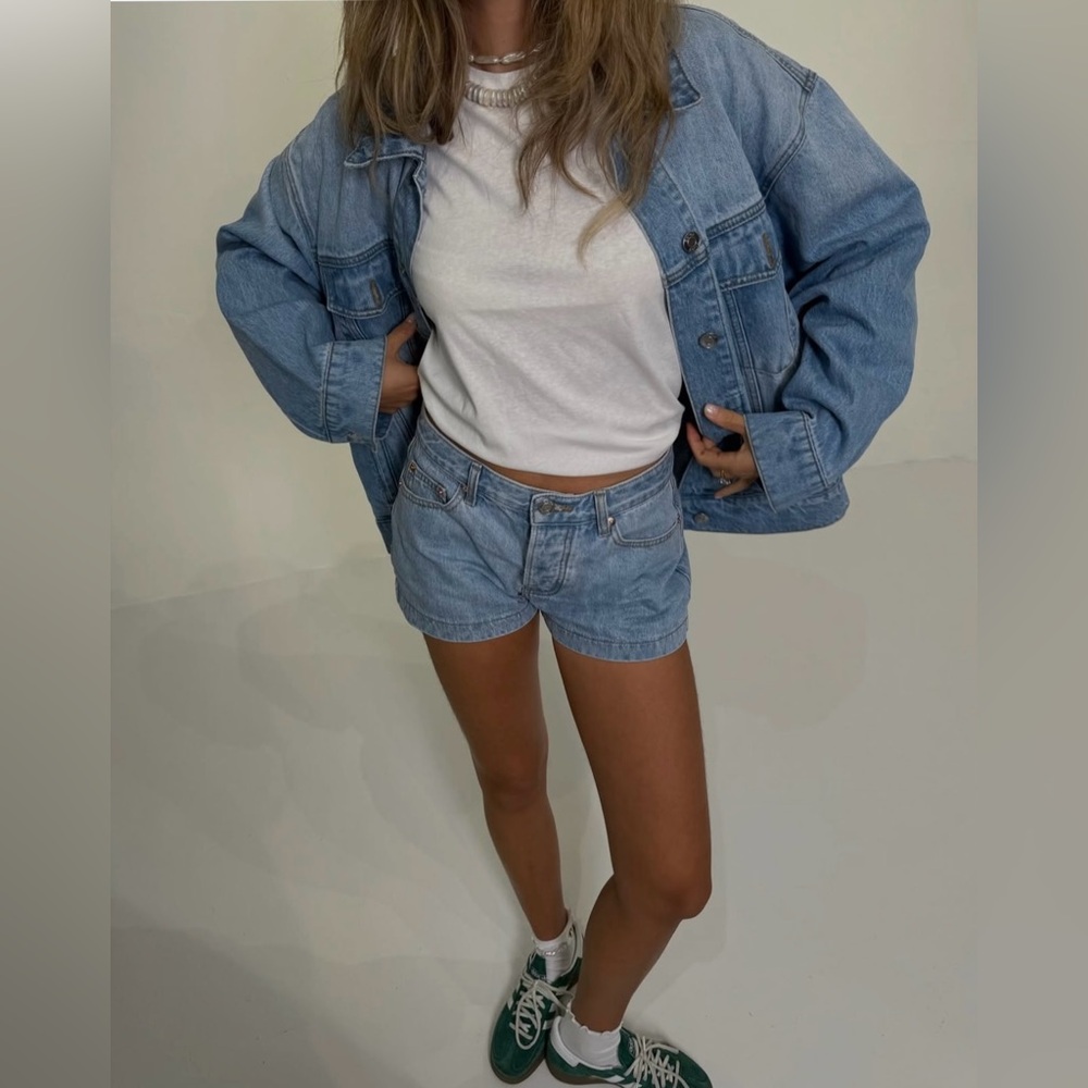 PARKE Denim Mini Shorts - NEW